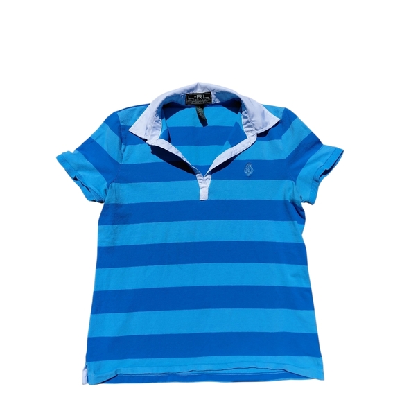 Ralph Lauren Blue Fitted Polo Tee - Picture 2 of 7